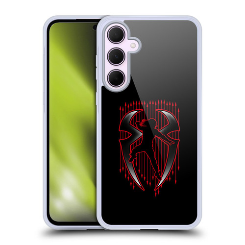 WWE 2017/18 Superstars 4 Roman Reigns Red Logo Soft Gel Case for Samsung Galaxy A35 5G