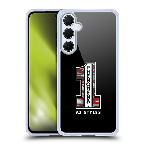 WWE 2017/18 Superstars AJ Styles Phenomenal 1 Soft Gel Case for Samsung Galaxy A55 5G