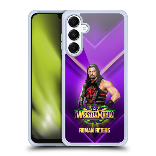 WWE Wrestlemania 34 Superstars Roman Reigns Soft Gel Case for Samsung Galaxy A16 5G & MagSafe