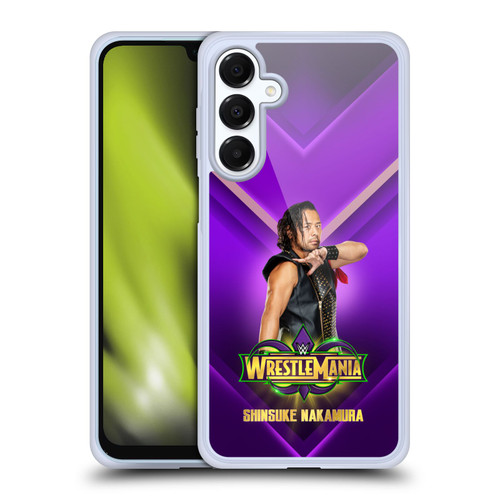 WWE Wrestlemania 34 Superstars Shinsuke Nakamura Soft Gel Case for Samsung Galaxy A16 5G & MagSafe
