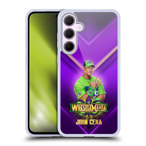 WWE Wrestlemania 34 Superstars John Cena Soft Gel Case for Samsung Galaxy A35 5G