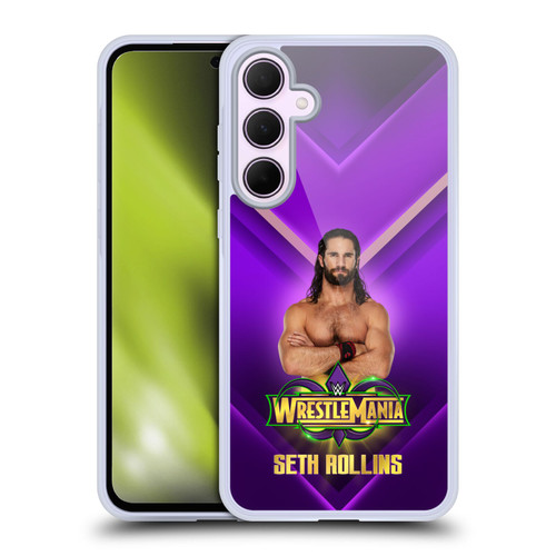 WWE Wrestlemania 34 Superstars Seth Rollins Soft Gel Case for Samsung Galaxy A35 5G