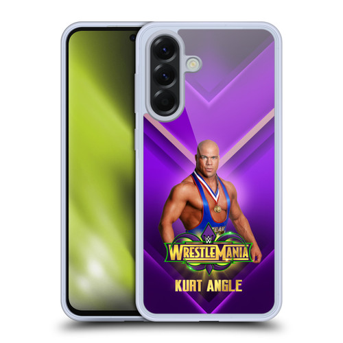 WWE Wrestlemania 34 Superstars Kurt Angle Soft Gel Case for Samsung Galaxy A56 5G