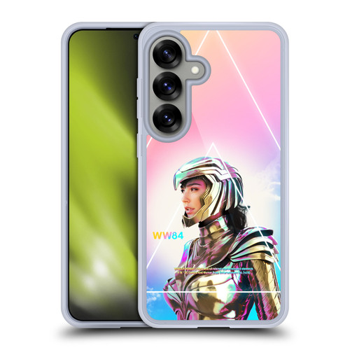 Wonder Woman 1984 80's Graphics Golden Armour 3 Soft Gel Case for Samsung Galaxy S25 & MagSafe
