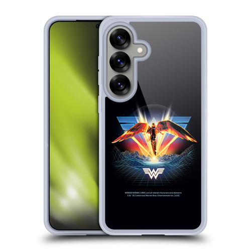 Wonder Woman 1984 80's Graphics Golden Armour Soft Gel Case for Samsung Galaxy S25 & MagSafe