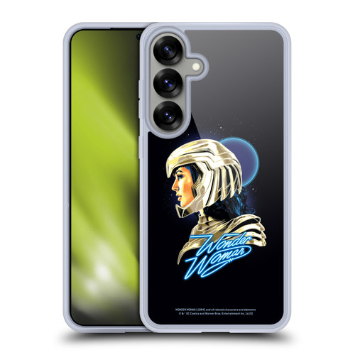 Wonder Woman 1984 80's Graphics Golden Armour 2 Soft Gel Case for Samsung Galaxy S25+ & MagSafe
