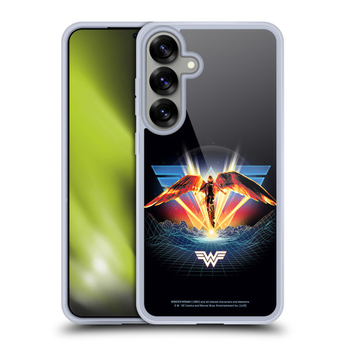 Wonder Woman 1984 80's Graphics Golden Armour Soft Gel Case for Samsung Galaxy S25+ & MagSafe
