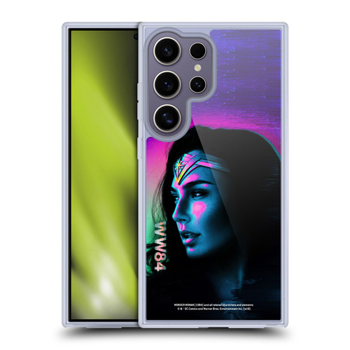 Wonder Woman 1984 80's Graphics Glitch Soft Gel Case for Samsung Galaxy S25 Ultra & MagSafe
