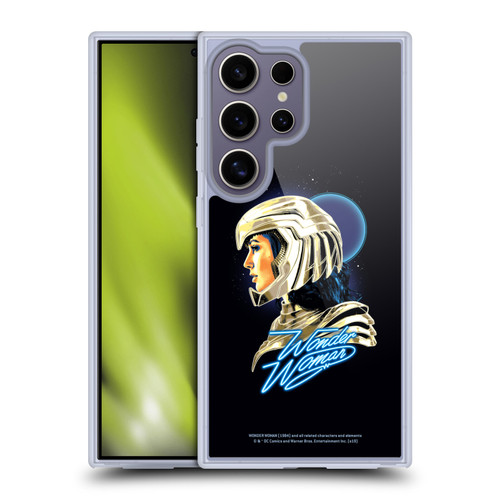 Wonder Woman 1984 80's Graphics Golden Armour 2 Soft Gel Case for Samsung Galaxy S25 Ultra & MagSafe
