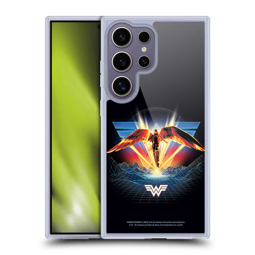 Wonder Woman 1984 80's Graphics Golden Armour Soft Gel Case for Samsung Galaxy S25 Ultra & MagSafe