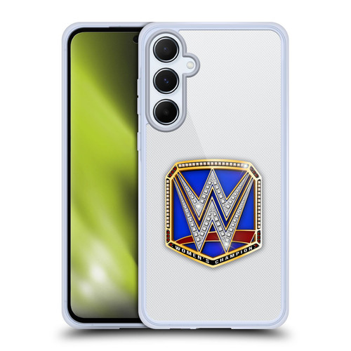 WWE Title Belts Smackdown Women's Champion Soft Gel Case for Samsung Galaxy A55 5G