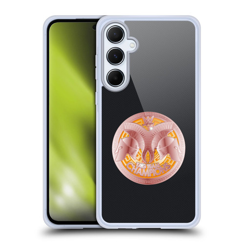 WWE Title Belts Tag Team Champion Soft Gel Case for Samsung Galaxy A55 5G