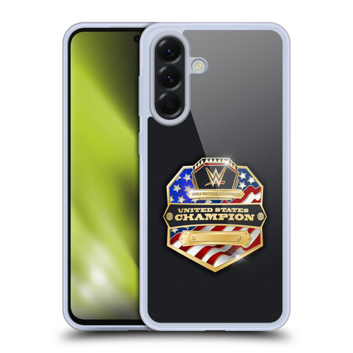 WWE Title Belts United States Champion Soft Gel Case for Samsung Galaxy A56 5G