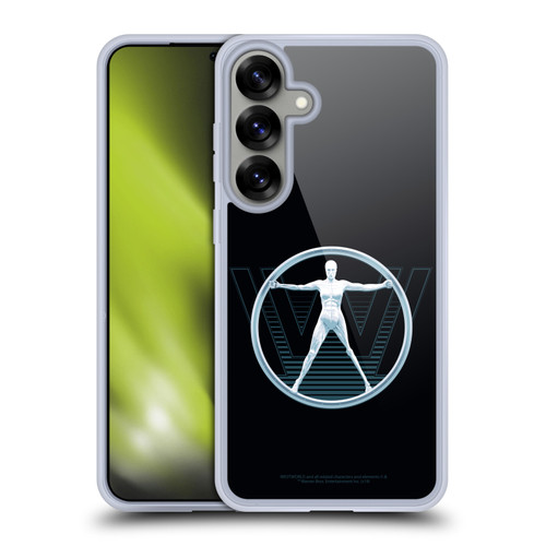 Westworld Logos The Vitruvian Man Soft Gel Case for Samsung Galaxy S25+ & MagSafe