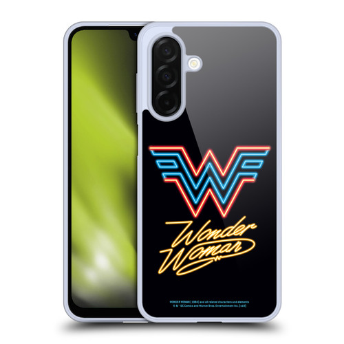 Wonder Woman 1984 Logo Art Neon Soft Gel Case for Samsung Galaxy A26 5G