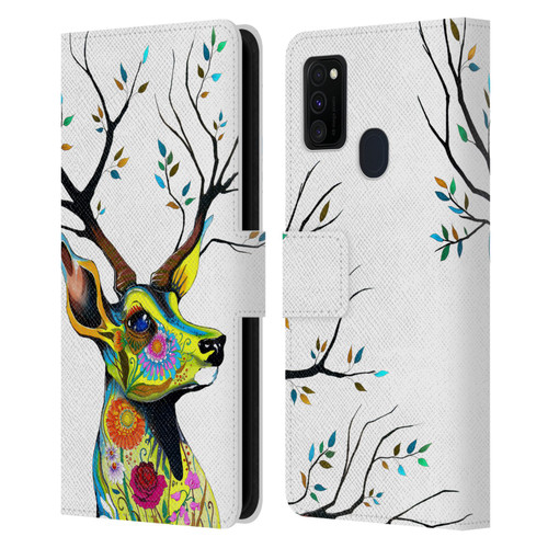 Pixie Cold Animals King Of The Forest Leather Book Wallet Case Cover For Samsung Galaxy M30s (2019)/M21 (2020)