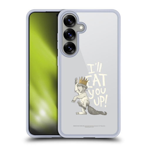 Where the Wild Things Are Literary Graphics Eat You Up Soft Gel Case for Samsung Galaxy S25+ & MagSafe