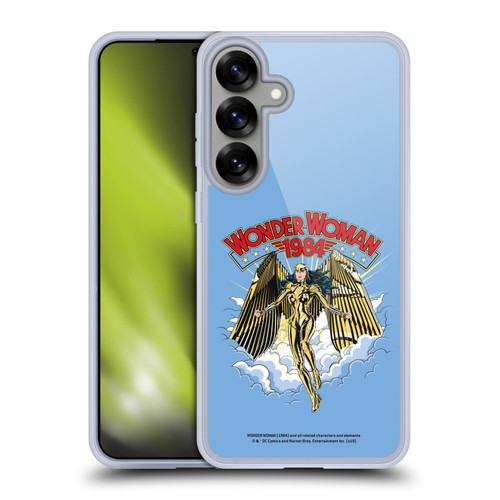 Wonder Woman 1984 Retro Art Golden Armour Soft Gel Case for Samsung Galaxy S25+ & MagSafe