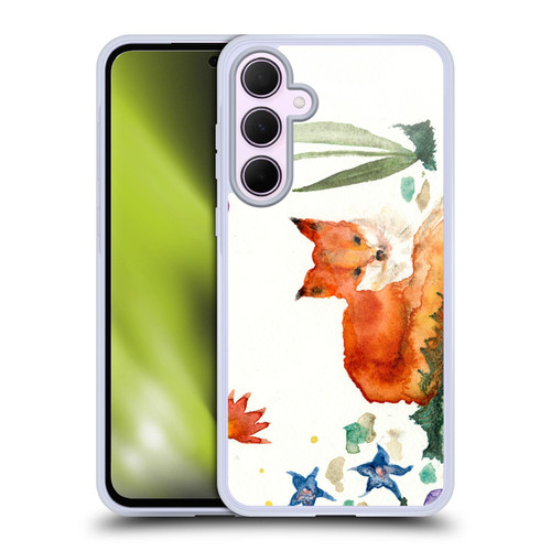 Wyanne Nature Portraits Little Fox In The Garden Soft Gel Case for Samsung Galaxy A35 5G