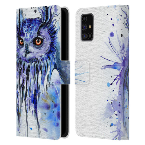 Pixie Cold Animals Secrets Leather Book Wallet Case Cover For Samsung Galaxy M31s (2020)