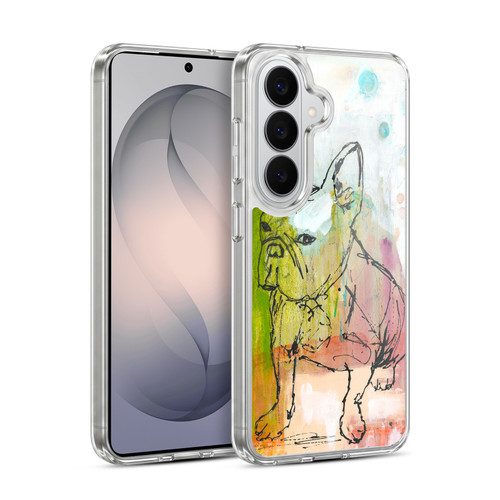Wyanne Nature Portraits French Bulldog Sketch Soft Gel Case for Samsung Galaxy S26