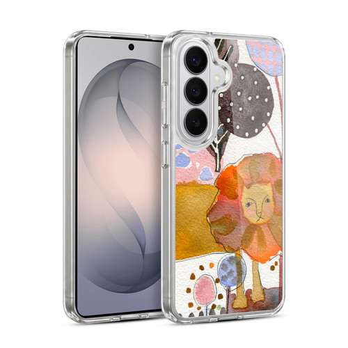 Wyanne Nature Portraits Watercolour Lion Soft Gel Case for Samsung Galaxy S26
