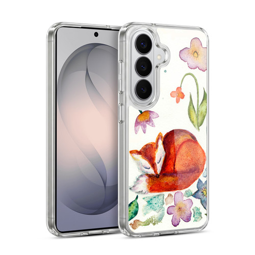 Wyanne Nature Portraits Fox Napping In The Garden Soft Gel Case for Samsung Galaxy S26 Plus