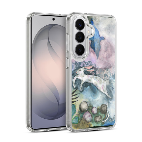 Wyanne Nature Portraits Bird and Rabbit Soft Gel Case for Samsung Galaxy S26 Plus