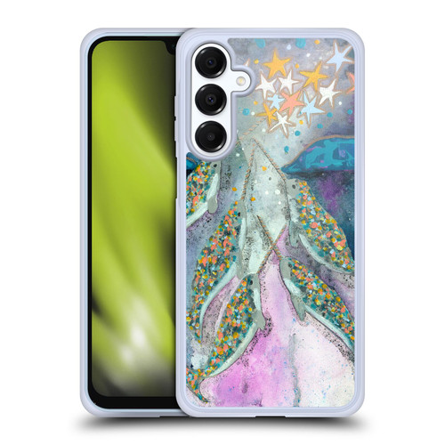 Wyanne Nature Portraits II Stargazer Celebration Narwhals Soft Gel Case for Samsung Galaxy A16 5G & MagSafe