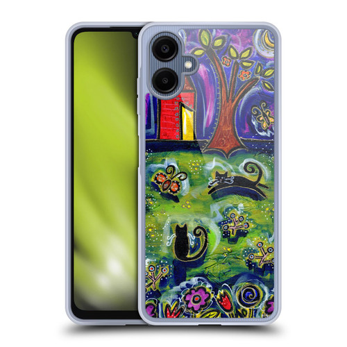 Wyanne Cat Barnyard Kitties At Midnight Soft Gel Case for Samsung Galaxy A06 4G / 5G