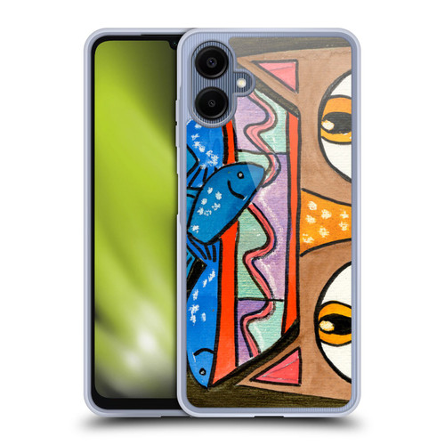 Wyanne Cat Kitty With Fish Bowl Hat Soft Gel Case for Samsung Galaxy A06 4G / 5G