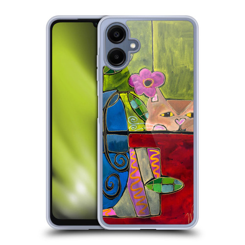 Wyanne Cat Peek A Boo Kitty Soft Gel Case for Samsung Galaxy A06 4G / 5G
