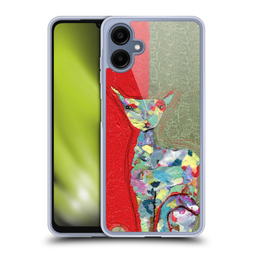 Wyanne Cat Three Cent Attitude Soft Gel Case for Samsung Galaxy A06 4G / 5G