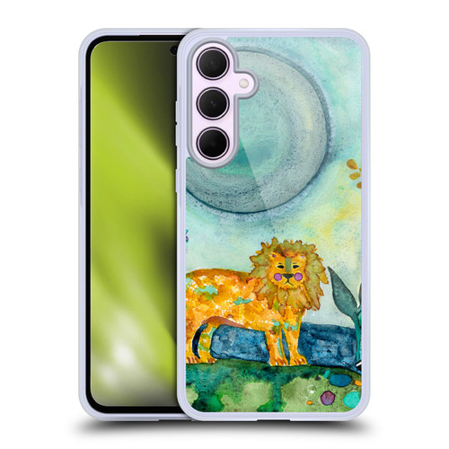 Wyanne Nature Portraits II Painted Lion Soft Gel Case for Samsung Galaxy A35 5G