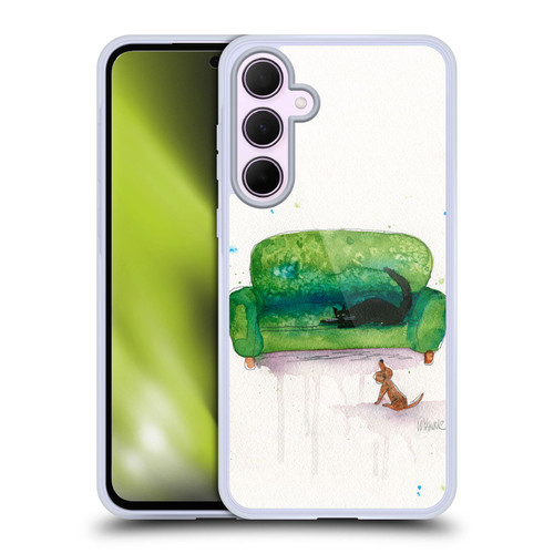 Wyanne Nature Portraits II Couch Cat and Dog Soft Gel Case for Samsung Galaxy A35 5G