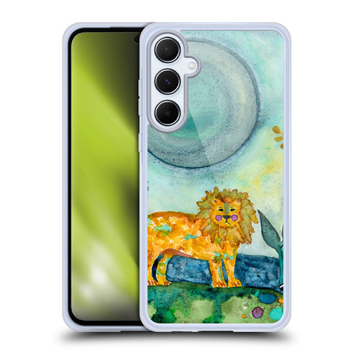 Wyanne Nature Portraits II Painted Lion Soft Gel Case for Samsung Galaxy A55 5G