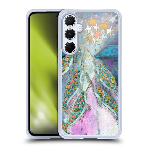 Wyanne Nature Portraits II Stargazer Celebration Narwhals Soft Gel Case for Samsung Galaxy A55 5G
