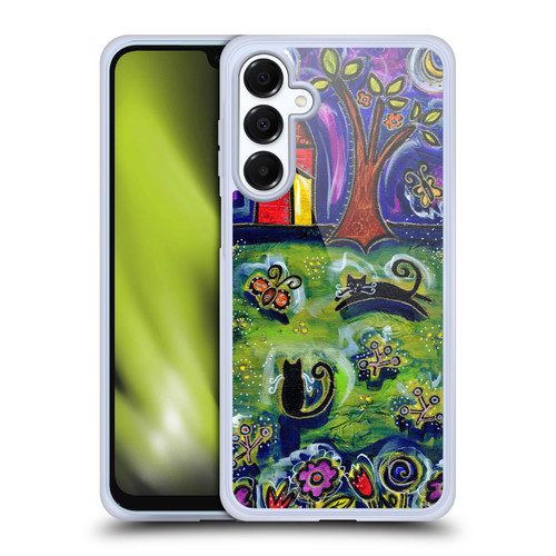 Wyanne Cat Barnyard Kitties At Midnight Soft Gel Case for Samsung Galaxy A16 5G & MagSafe