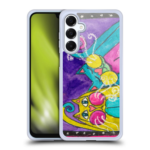 Wyanne Cat A Couple Of Funky Cats Soft Gel Case for Samsung Galaxy A16 5G & MagSafe