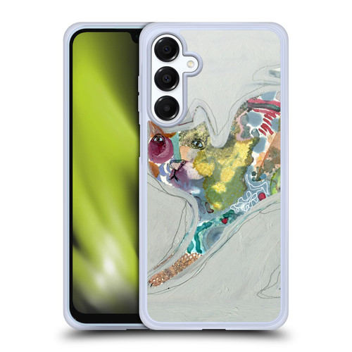 Wyanne Cat Abstract Kitty 2 Soft Gel Case for Samsung Galaxy A16 5G & MagSafe