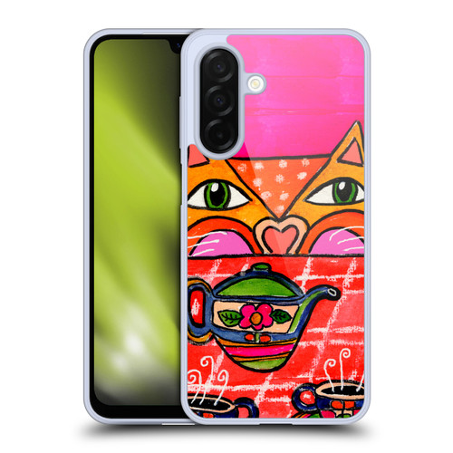 Wyanne Cat Uninvited Guest For Tea Soft Gel Case for Samsung Galaxy A26 5G