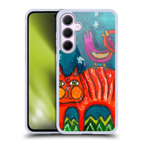 Wyanne Cat Birdy Got My Tail Kitty Soft Gel Case for Samsung Galaxy A35 5G