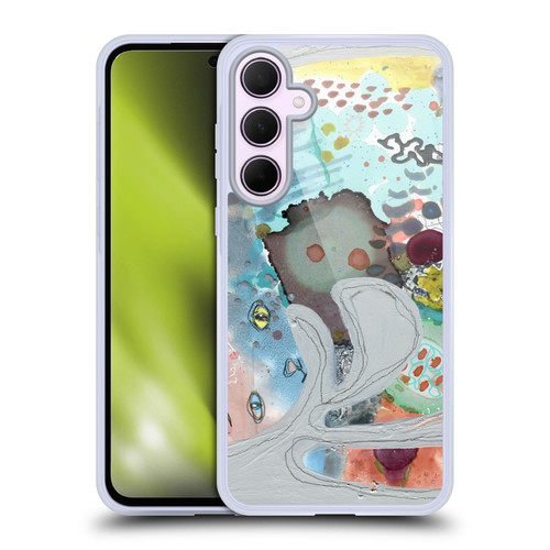 Wyanne Cat Abstract Kitty Soft Gel Case for Samsung Galaxy A35 5G