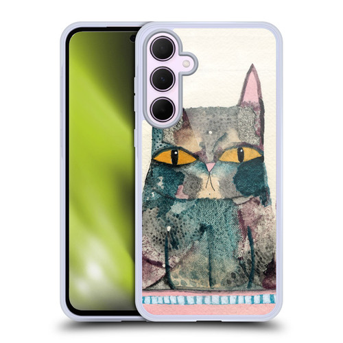 Wyanne Cat Kitty Painting Soft Gel Case for Samsung Galaxy A35 5G