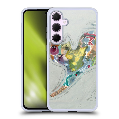Wyanne Cat Abstract Kitty 2 Soft Gel Case for Samsung Galaxy A35 5G