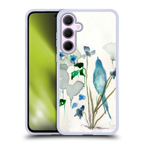 Wyanne Birds Bluebird Raindrops Soft Gel Case for Samsung Galaxy A35 5G
