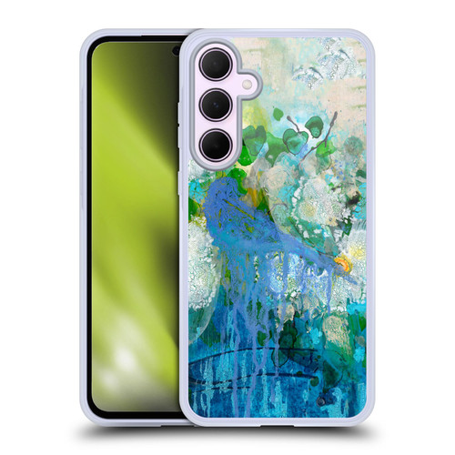 Wyanne Birds Bluebird Reflections Soft Gel Case for Samsung Galaxy A35 5G