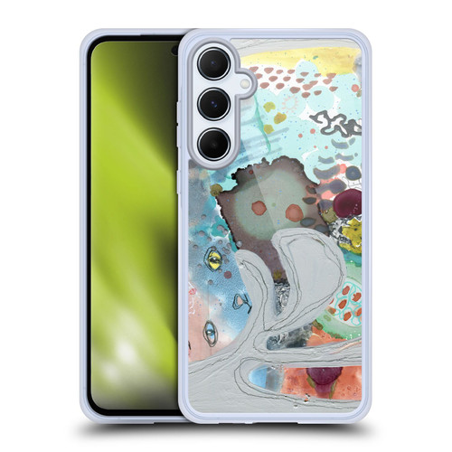 Wyanne Cat Abstract Kitty Soft Gel Case for Samsung Galaxy A55 5G