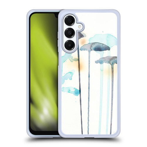 Wyanne Nature Blue Botanical Watercolour Soft Gel Case for Samsung Galaxy A16 5G & MagSafe