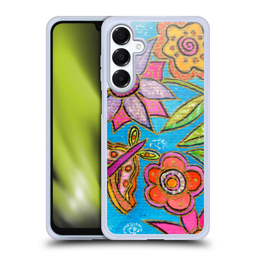 Wyanne Nature Funky Flowers And Butterfly Soft Gel Case for Samsung Galaxy A16 5G & MagSafe